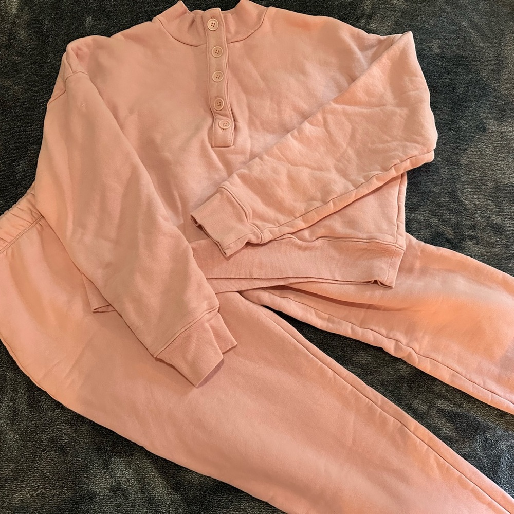 Reformation Sweatshirt + Sweatpants Set (S)